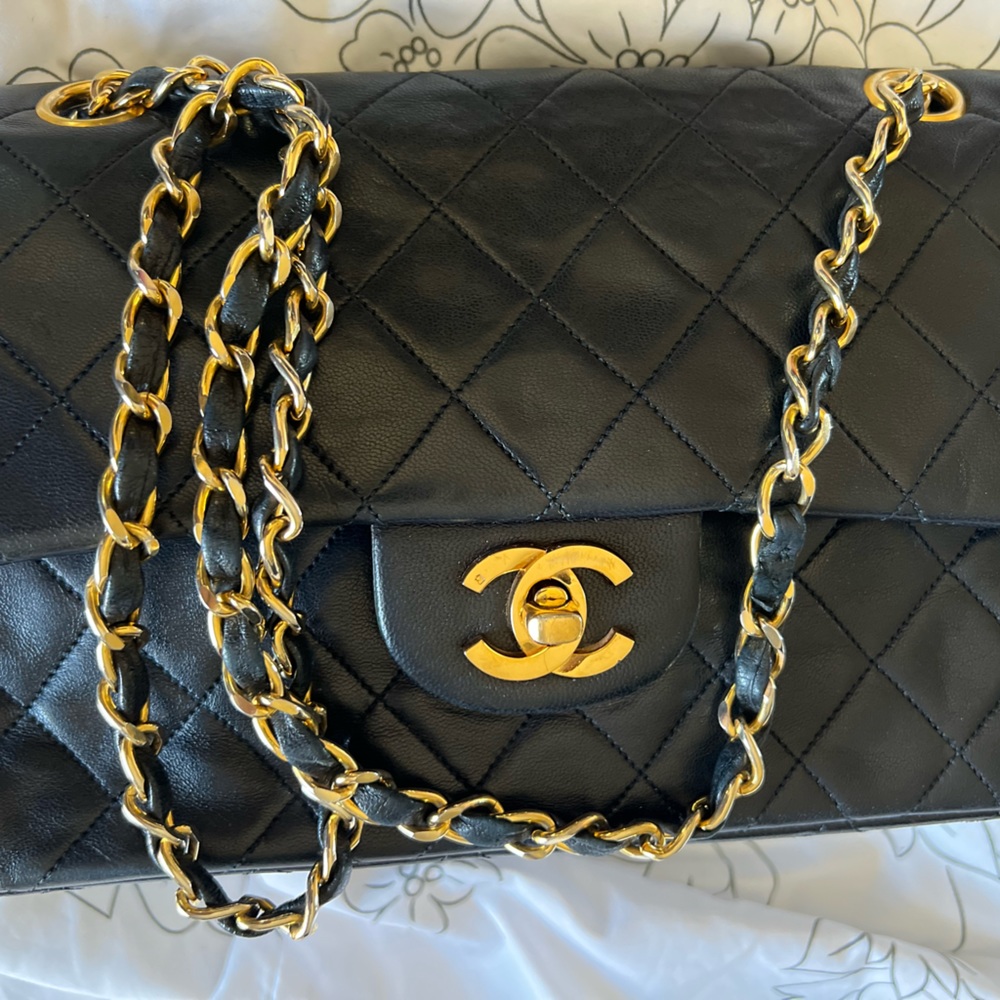 - Chanel Classic Double Flap vintage handbag